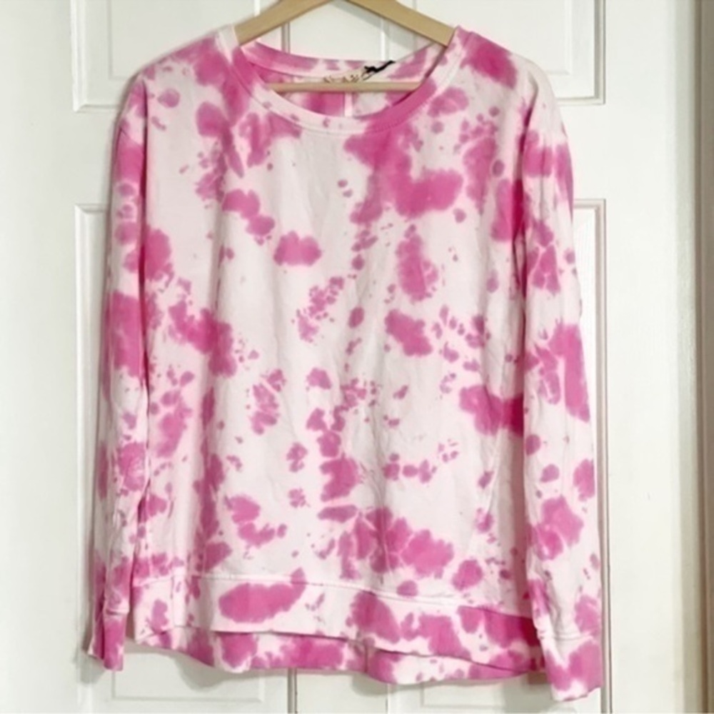 Jane and Delancey Pink Tie Dye Sweatshirt NWT Sz M